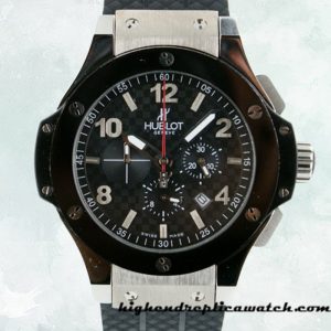 High End Replica Hublot Big Bang Men's 301.SB.131.RX 44mm Black Dial Silver-tone