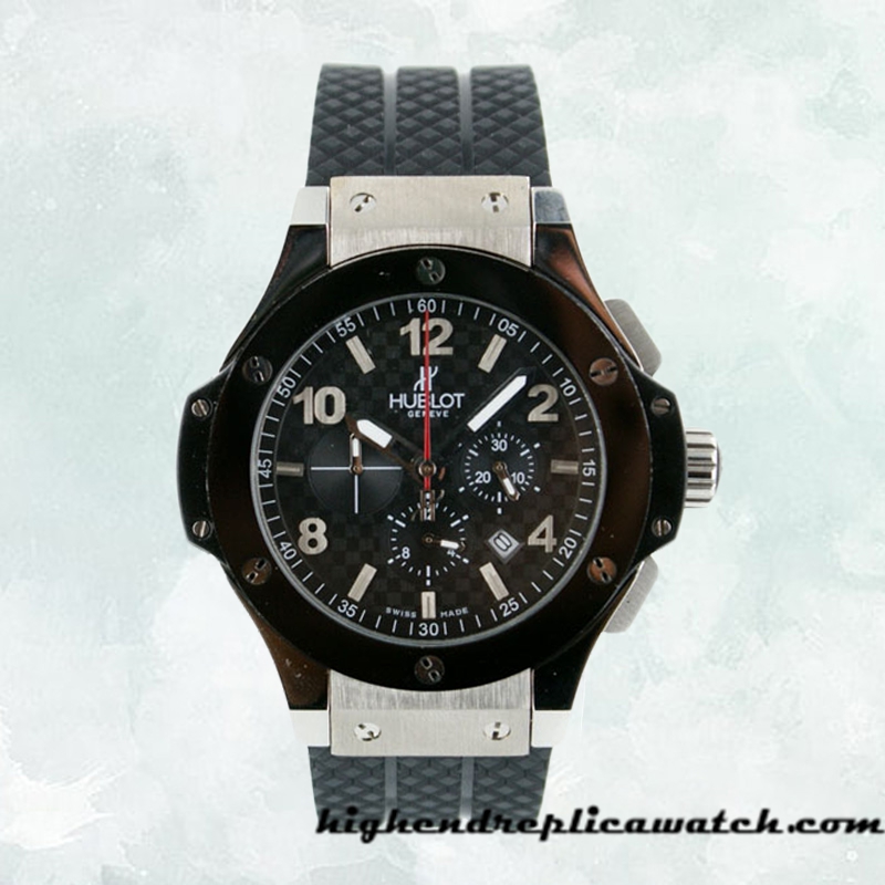 High End Replica Hublot Big Bang Men's 301.SB.131.RX 44mm Black Dial Silver-tone - Image 2