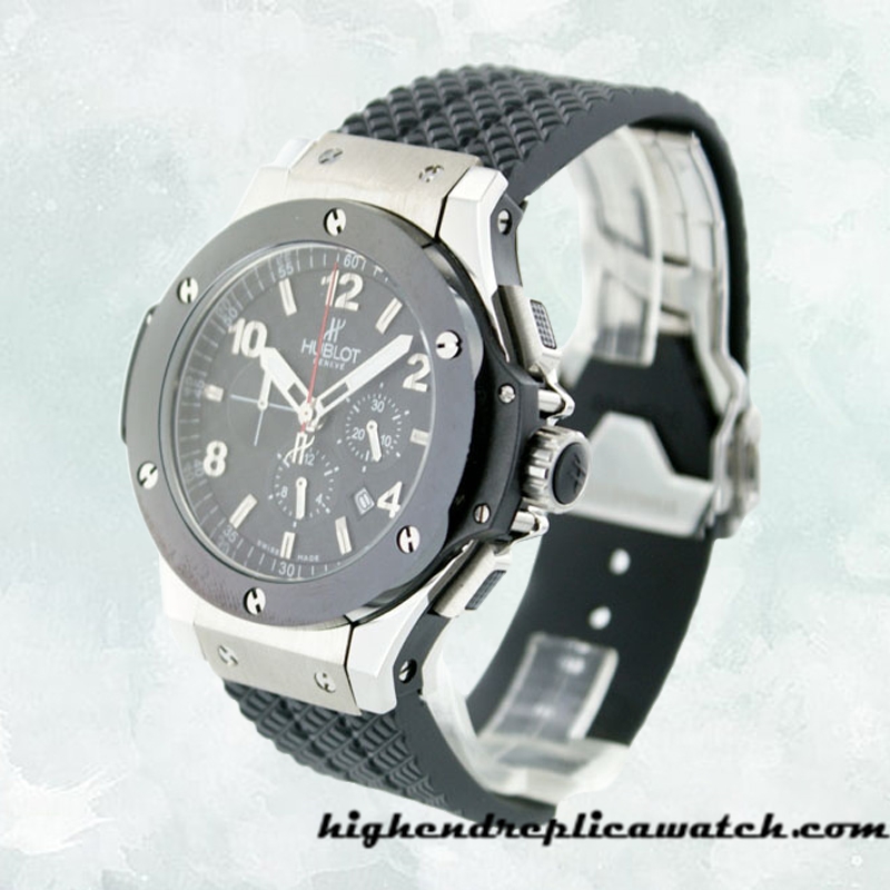 High End Replica Hublot Big Bang Men's 301.SB.131.RX 44mm Black Dial Silver-tone - Image 3
