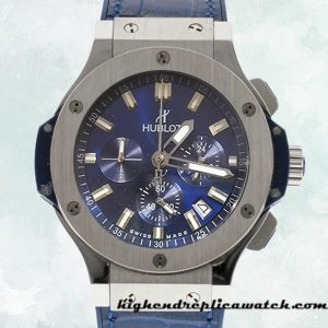 High End Replica Hublot Big Bang Men's 44mm 301.SX.7170.LR Blue Dial