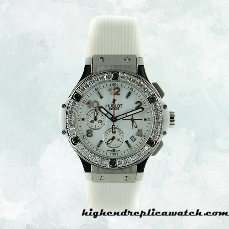 High End Replica Hublot Big Bang 342.SE.230.RW.114 Ladies 38mm Quartz Rubber Band - Image 2