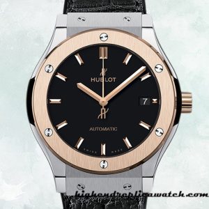 High End Replica Hublot Classic Fusion Men's 43mm 511.NO.1181.LR Leather Strap Silver-tone
