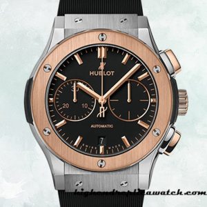 High End Replica Hublot Classic Fusion 45mm 521.NO.1181.RX Men's Black Dial Silver-tone