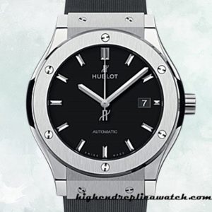 High End Replica Hublot Classic Fusion 542.NX.1171.RX 43mm/42mm/45mm Men's Black Dial Silver-tone