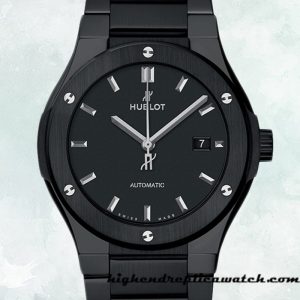 High End Replica Hublot Classic Fusion 548.CM.1170.CM Men's 43mm Bracelet Silver-tone