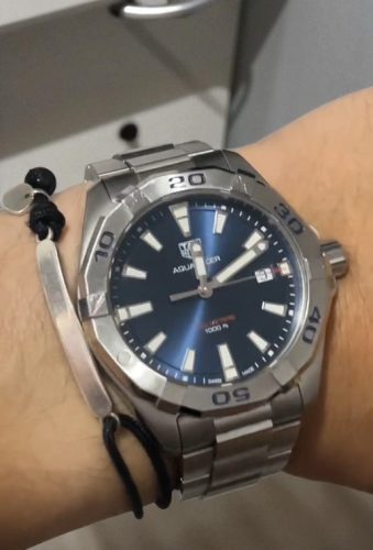 High End Replica Tag Heuer Aquaracer Men WAY111C.BA0928 43mm Silver-tone Automatic photo review