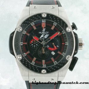 High End Replica Hublot Big Bang Men's 703.CI.1123.NR.FMO10 46mm Silver-tone Black Dial