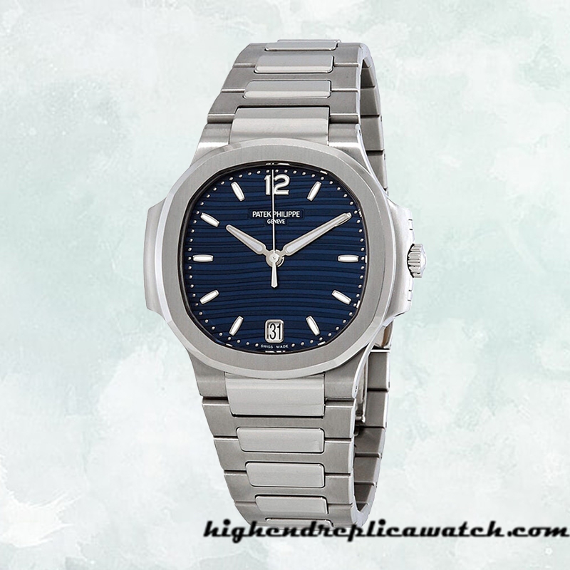 High End Replica Patek Philippe Nautilus Ladies 32mm 7118/1A-001 Quartz - Image 2