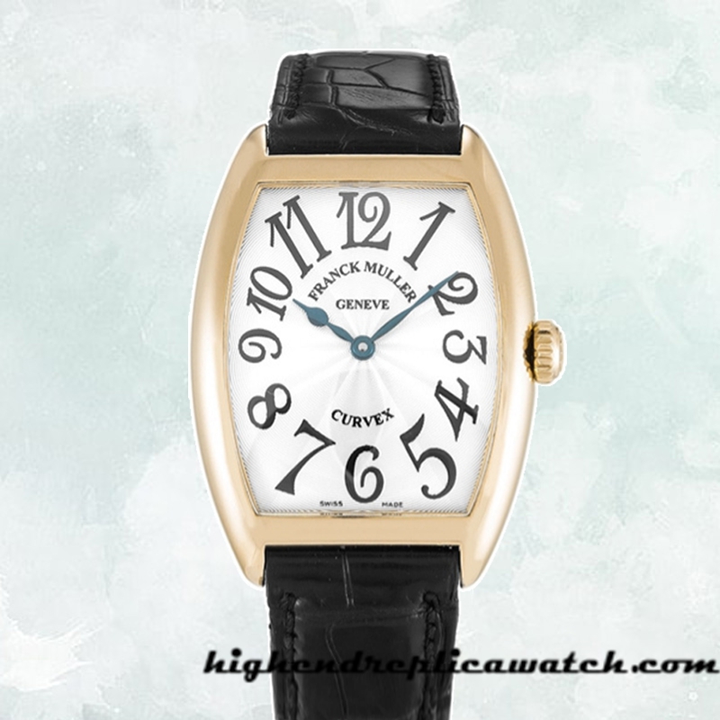 High End Replica Franck Muller Cintrée Curvex 7502QZ 30mm Men's Rose Gold-tone Quartz - Image 2