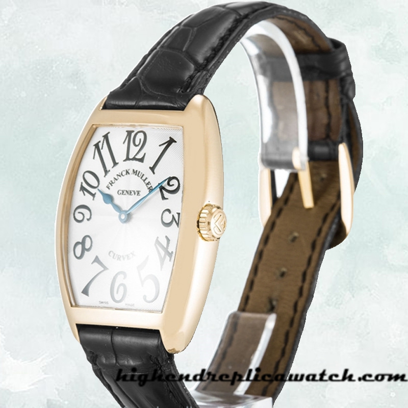 High End Replica Franck Muller Cintrée Curvex 7502QZ 30mm Men's Rose Gold-tone Quartz - Image 3