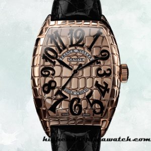 High End Replica Franck Muller Croco Men's 8880 SC GOLD CRO 40mm Rose Gold-tone Automatic