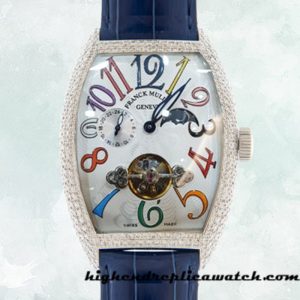 High End Replica Franck Muller Cintrée Curvex Men's 40mm 8881TPR Silver Dial Silver-tone
