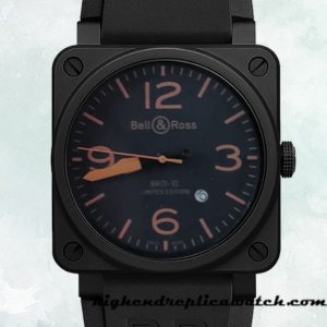 High End Replica Bell&Ross Instruments BR01-92 Automatic 42mm Black Dial Men's