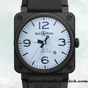 High End Replica Bell&Ross Instruments Men's Automatic 42mm BR01-92 Black Dial