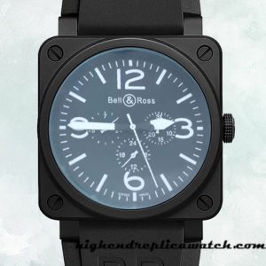High End Replica Bell&Ross Instruments Black Dial Men's 46mm Automatic BR01-94