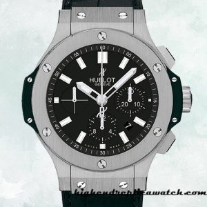 High End Replica Hublot Big Bang Men 301.SX.1170.GR 44mm Silver-tone Leather Strap