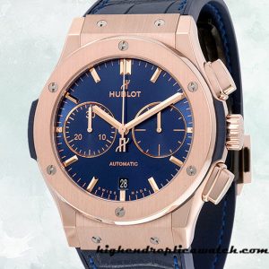 High End Replica Hublot Classic Fusion 521.OX.7180.LR Men 42mm Rose Gold-tone Leather Strap