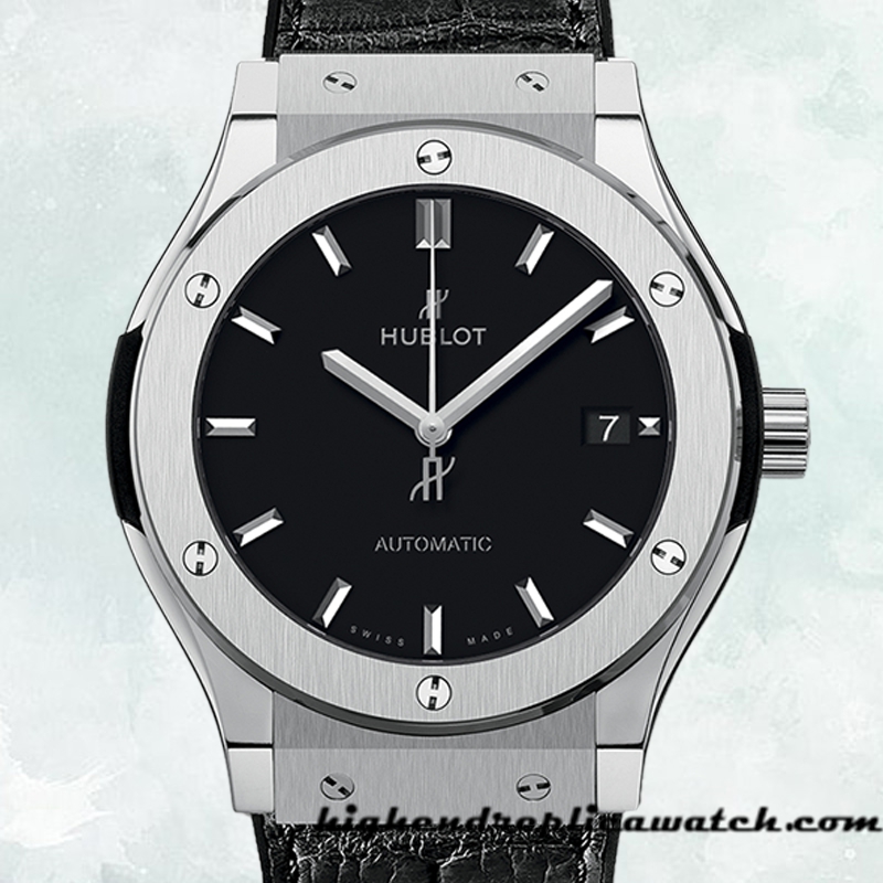 High End Replica Hublot Classic Fusion 43mm/42mm/45mm Men's 511.NX.1171.LR/542.NX.1171.LR Black Dial