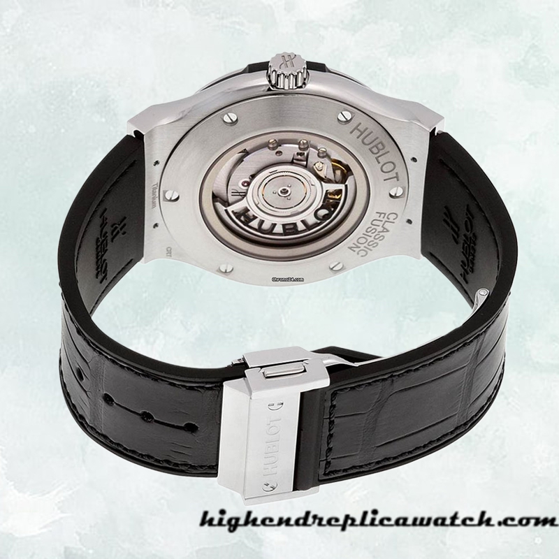 High End Replica Hublot Classic Fusion 43mm/42mm/45mm Men's 511.NX.1171.LR/542.NX.1171.LR Black Dial - Image 4