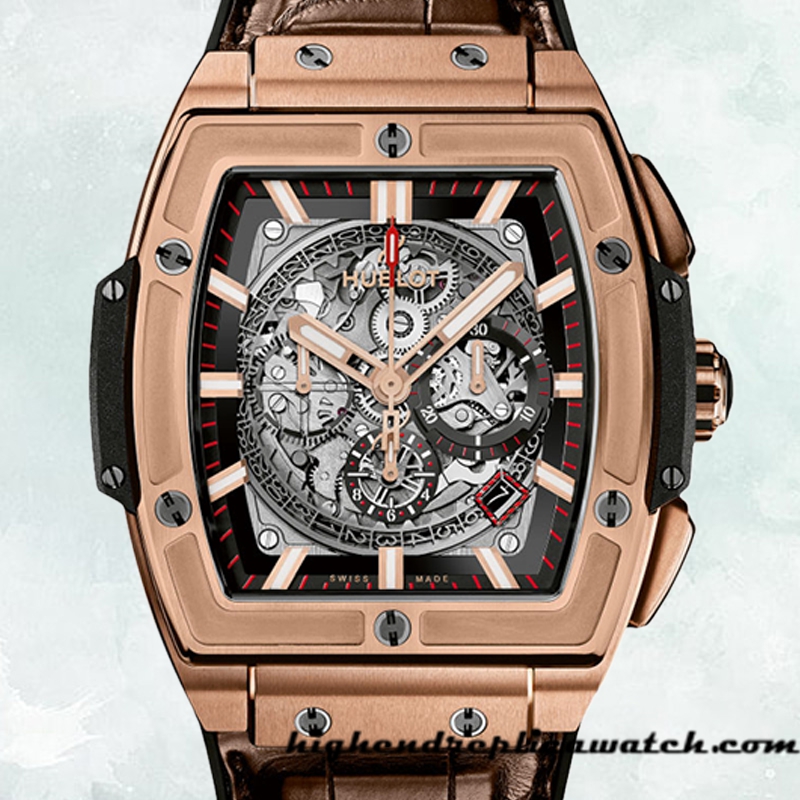 High End Replica Hublot Spirit Of Big Bang 44mm Men 601.OX.0183.LR Skeleton Dial