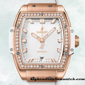 High End Replica Hublot Big Bang 665.OE.2080.RW.1204 40mm Unisex Silver-tone Rubber Band