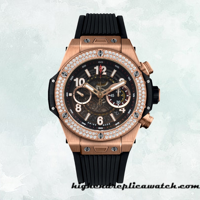High End Replica Hublot Big Bang 411.OX.1180.RX.1104 44mm Men Black Dial Automatic - Image 2