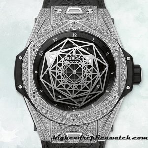 High End Replica Hublot Big Bang 44mm Men 415.NX.1112.VR.1704.MXM17 Leather Strap