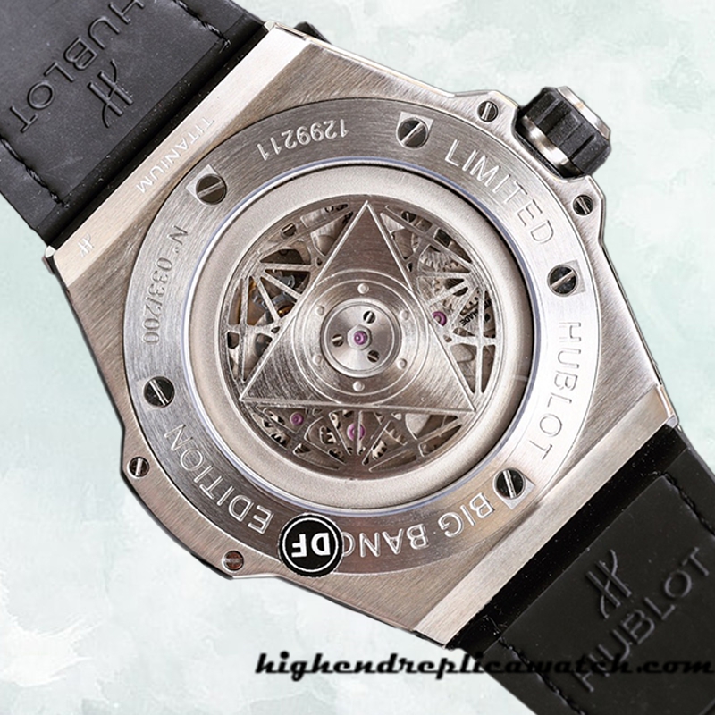 High End Replica Hublot Big Bang 44mm 415.NX.7179.VR.MXM18 Men Blue Dial - Image 4