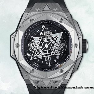 High End Replica Hublot Big Bang Men 44mm 418.NX.1107.RX.MXM19 Silver-tone