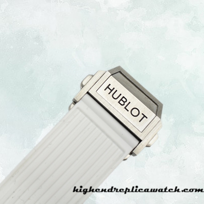 High End Replica Hublot Big Bang 44mm 441.NE.2011.RW.1704 Men Diamonds Rubber Band - Image 4