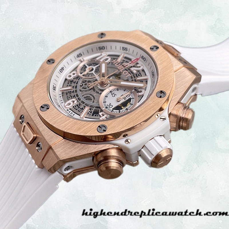 High End Replica Hublot Big Bang 441.OE.2010.RW 44mm Men Automatic Rubber Band - Image 3