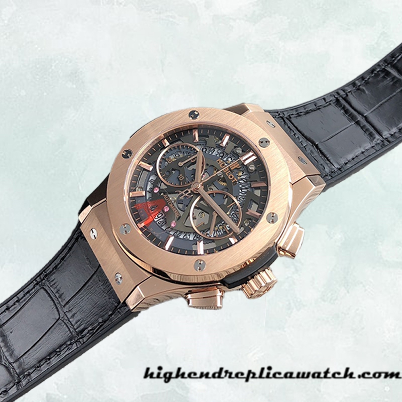 High End Replica Hublot Classic Fusion 525.OX.0180.LR 44mm Men Automatic Rose Gold-tone - Image 3