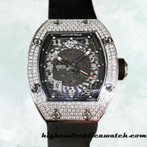 High End Replica Richard Mille RM010 Around 50*42mm Men RM010-001 Diamond Bezel
