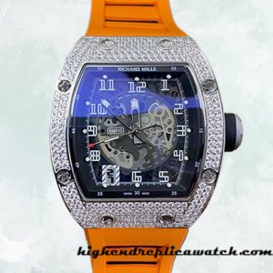 High End Replica Richard Mille RM010 Around 50*42mm Men RM010-003 Rubber Band