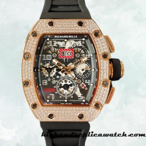 High End Replica Richard Mille RM011 Around 45mm RM011-021 Men Diamond Bezel
