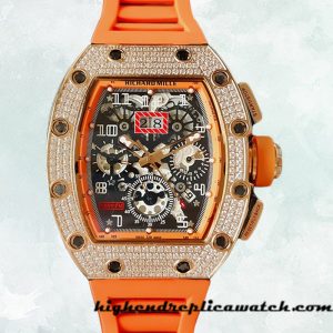 High End Replica Richard Mille RM011 Men Around 45mm RM011-024 Diamond Bezel