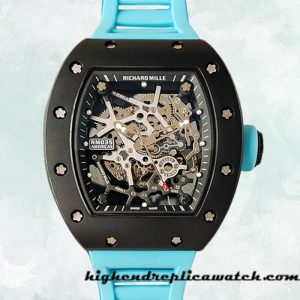High End Replica Richard Mille RM35 Men Around 48*40mm RM35-013 Black-tone Mechanical
