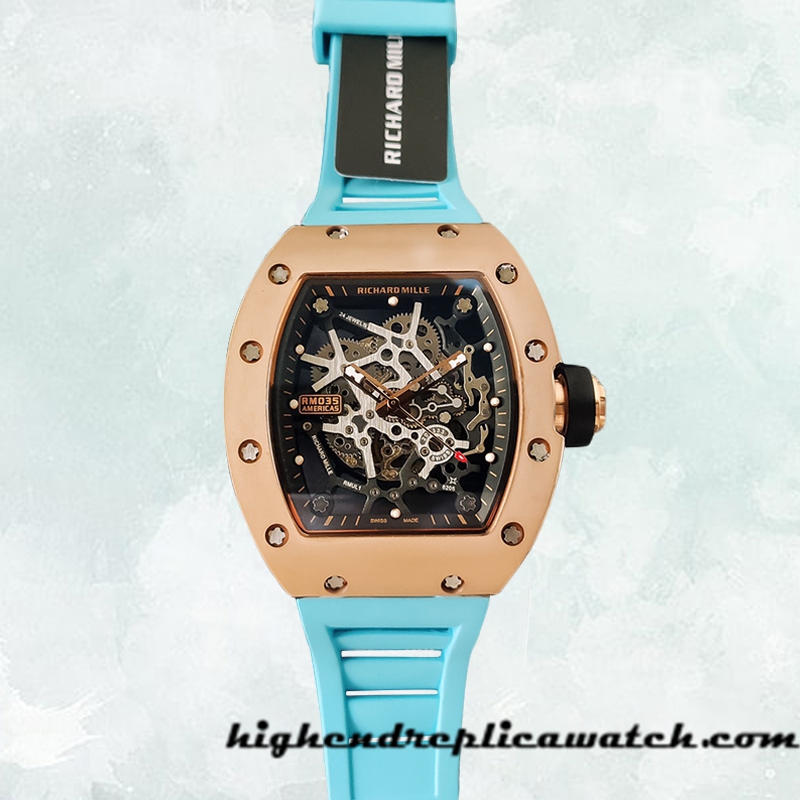 High End Replica Richard Mille RM35 Men Around 48*40mm RM35-024 Mechanical - Image 2