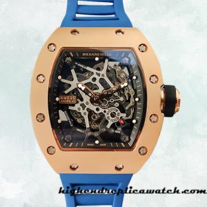 High End Replica Richard Mille RM35 RM35-026 Around 48*40mm Men Skeleton Dial