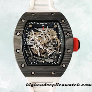 High End Replica Richard Mille RM35 RM35-031 Men Around 48*40mm Black-tone