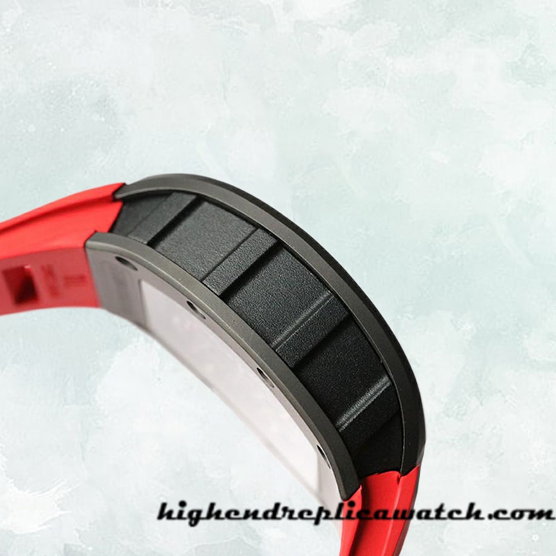High End Replica Richard Mille RM055 Men RM055-020 Around 50*43mm Black Mechanical - Image 3