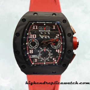 High End Replica Richard Mille RM011 Around 50*40mm Men RM011-002 Automatic Rubber Band