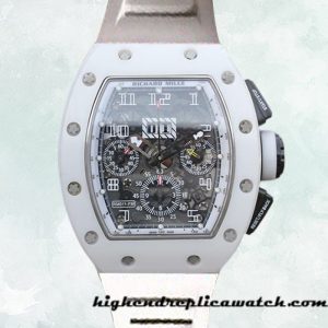 High End Replica Richard Mille RM011 Around 50*40mm RM011-012 Men Automatic Rubber Band