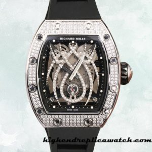 High End Replica Richard Mille RM019 RM019-001 Men Around 45*38mm Hand Wind