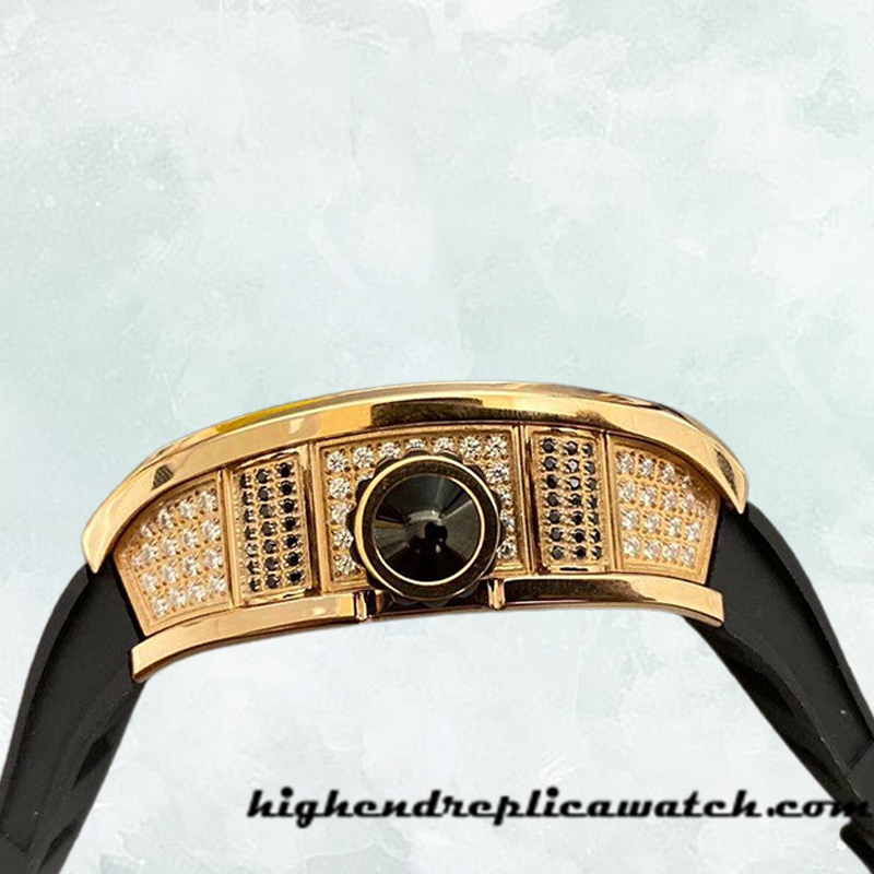 High End Replica Richard Mille RM19-02 Around 50*42mm RM19-02-001 Men Rubber Band Hand Wind - Image 3