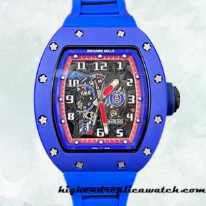 High End Replica Richard Mille RM030 RM030-002 Around 50*42mm Men Transparent Dial Mechanical