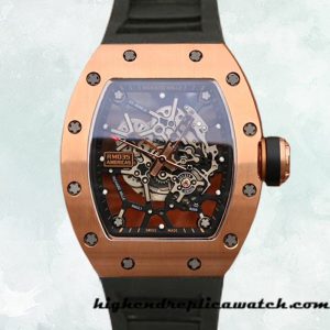 High End Replica Richard Mille RM035 RM035-003 Men Around 50*42mm Rubber Band