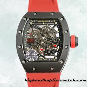High End Replica Richard Mille RM035 Around 50*45mm RM035-006 Men Stainless Steel