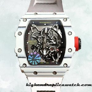 High End Replica Richard Mille RM35-02 RM35-02-009 Men Around 50*42mm Carbon Fiber