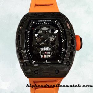 High End Replica Richard Mille RM052 Around 50*43mm Men RM052-008 Black